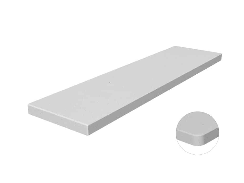 Fensterbank aus Agglo Marmor Bianco Micro 3cm