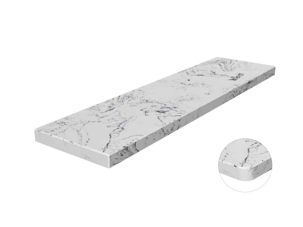 Fensterbank aus Agglo Marmor Storm 2cm