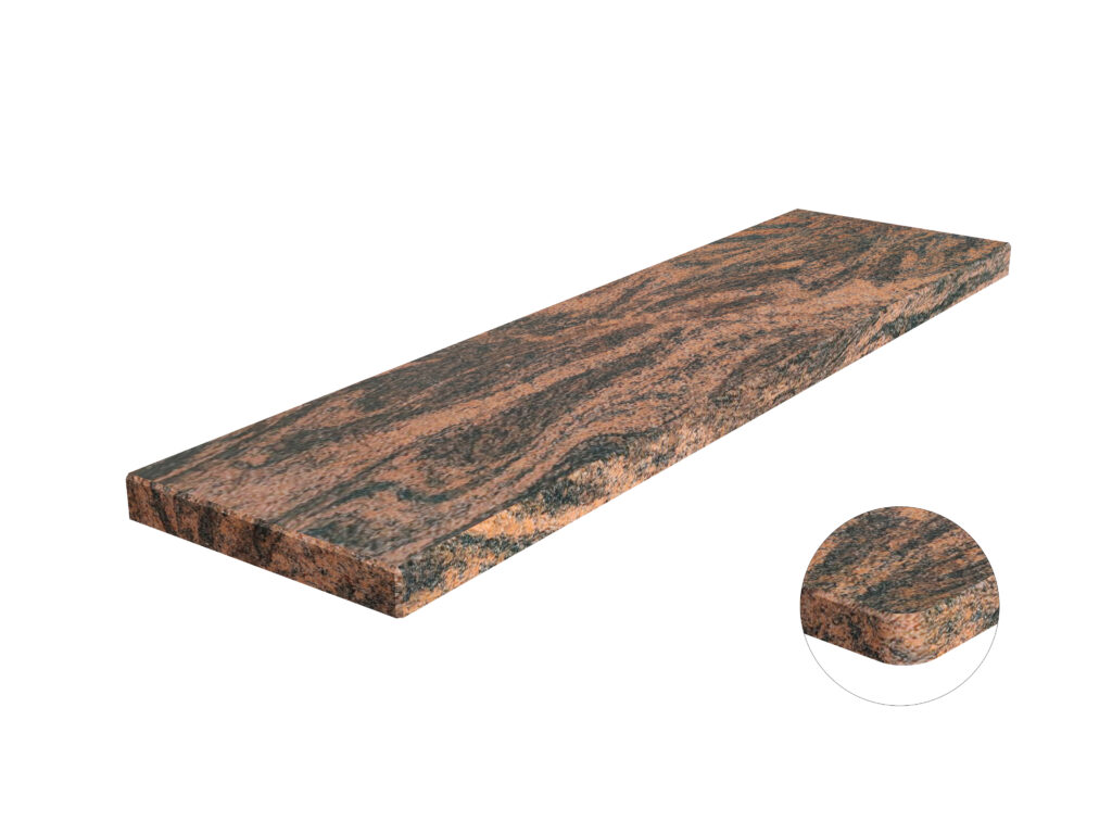 Fensterbank Granit Multicolor Red 3cm