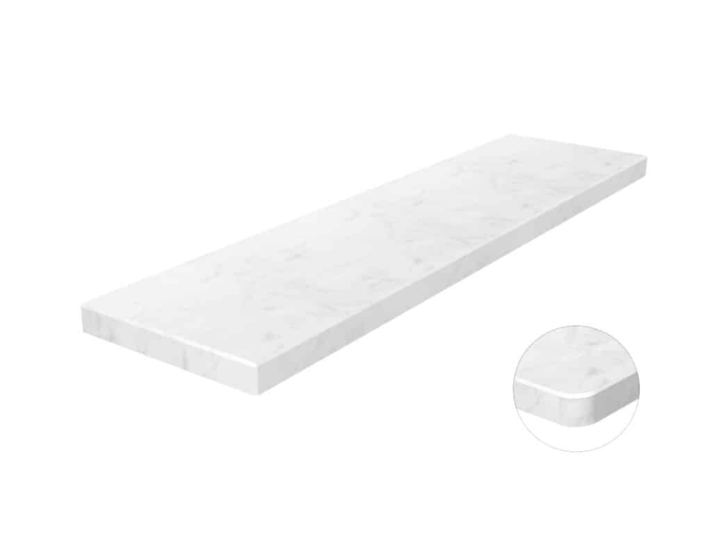 Fensterbank aus Agglo Marmor Carrara 2cm