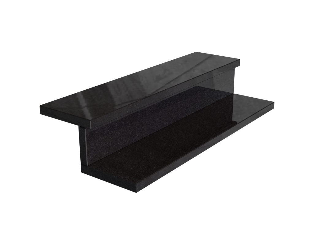 Granit-Treppen Absolute Black  2cm