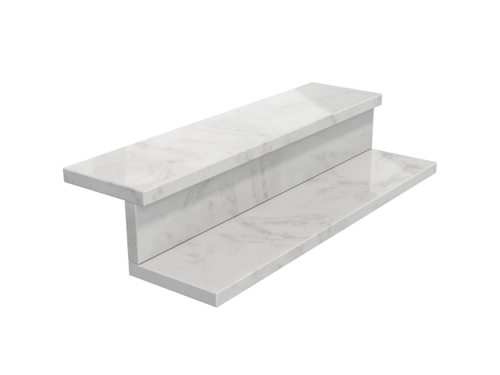 Treppen aus Agglo Marmor Carrara 2cm