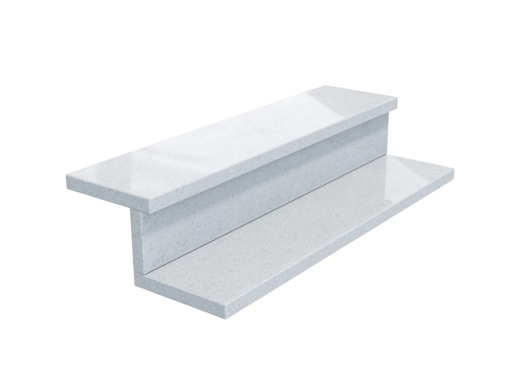 Treppen aus Agglo Marmor Polare 2cm