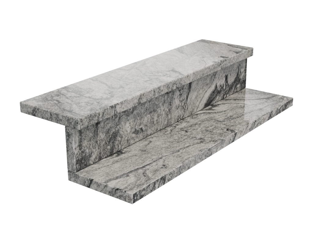 Granit-Treppen Viscont White  2cm