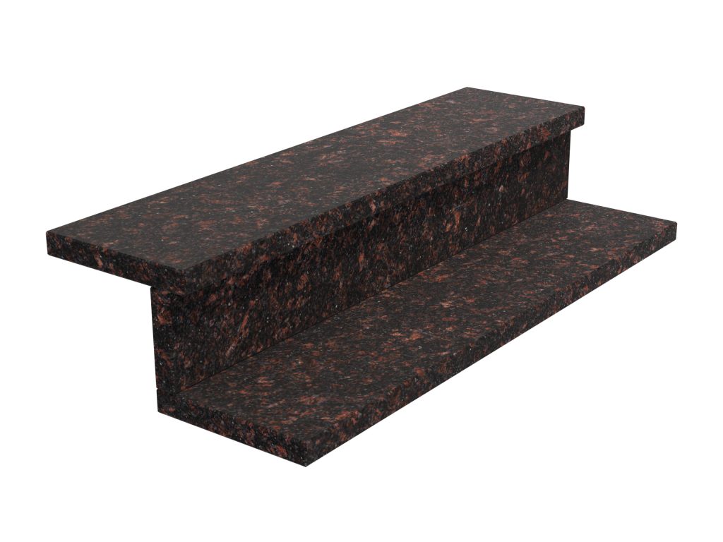 Granit-Treppen Tan Brown Lappato 2cm