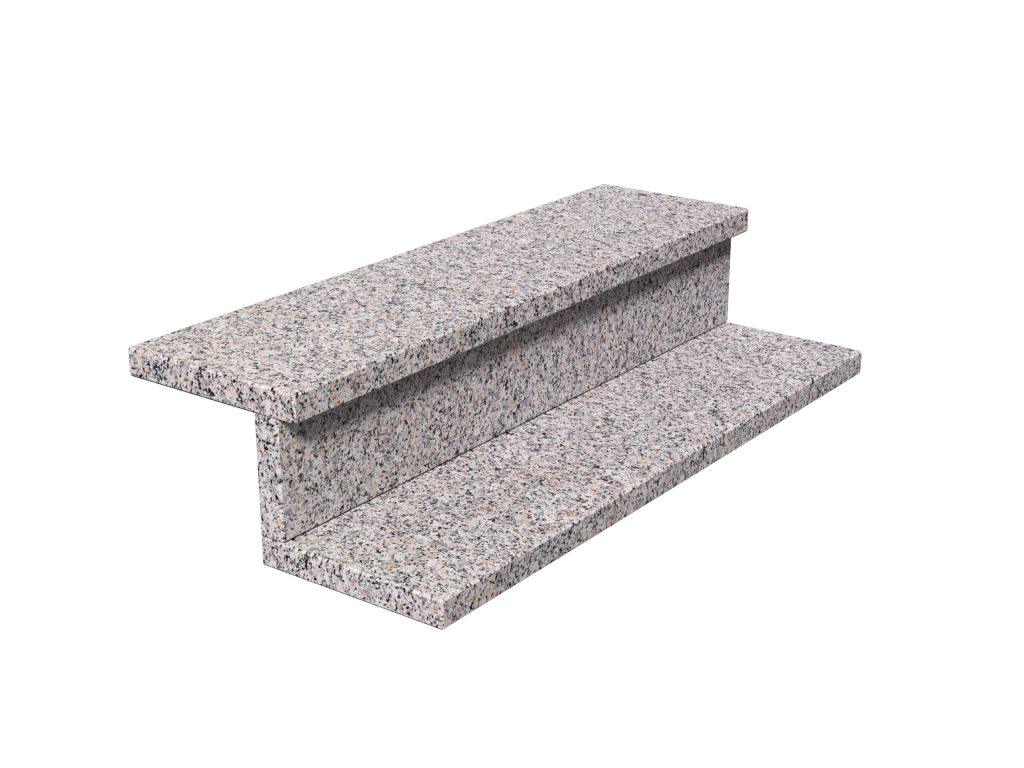 Granit-Treppen Rosa Beta 2cm
