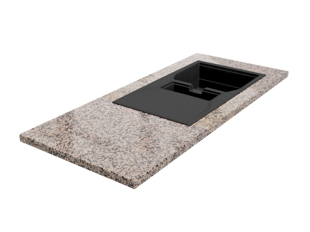 Küchenarbeitsplatte aus Granit Crema 2cm