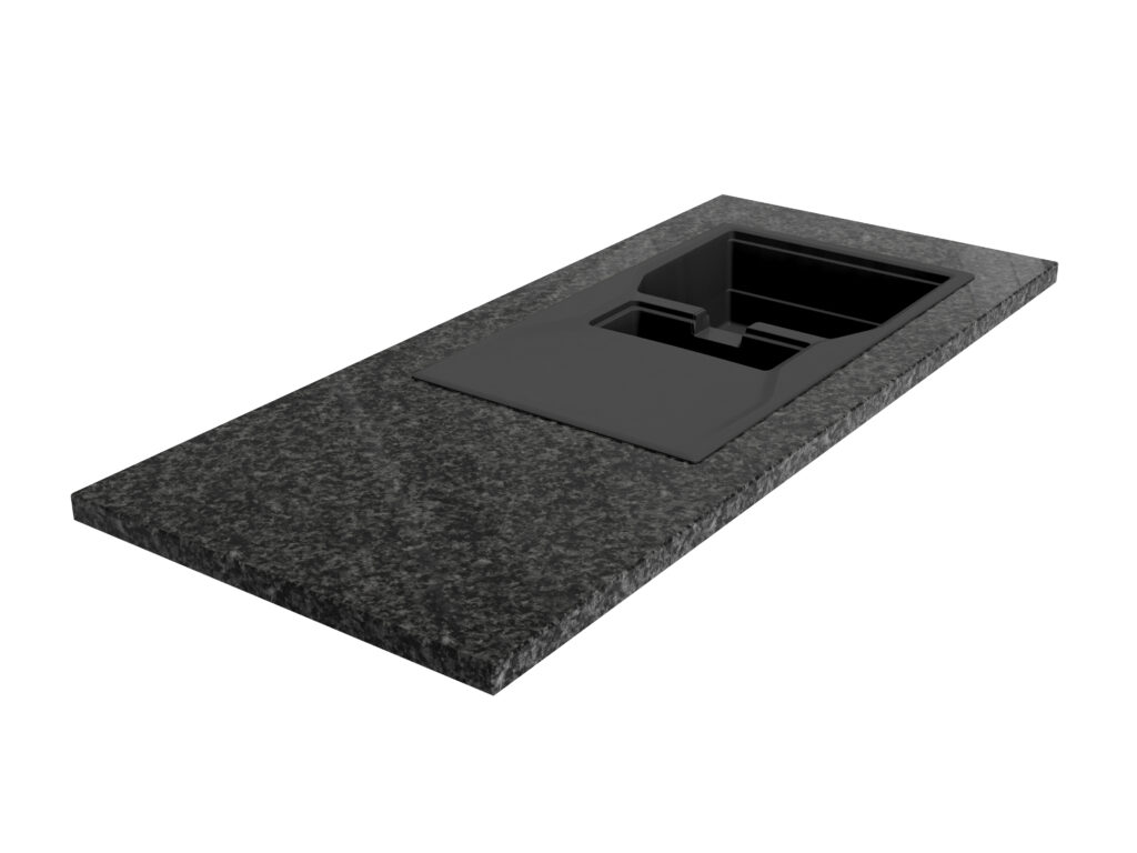 Küchenarbeitsplatte aus Granit Impala Oryginalna RPA 3cm