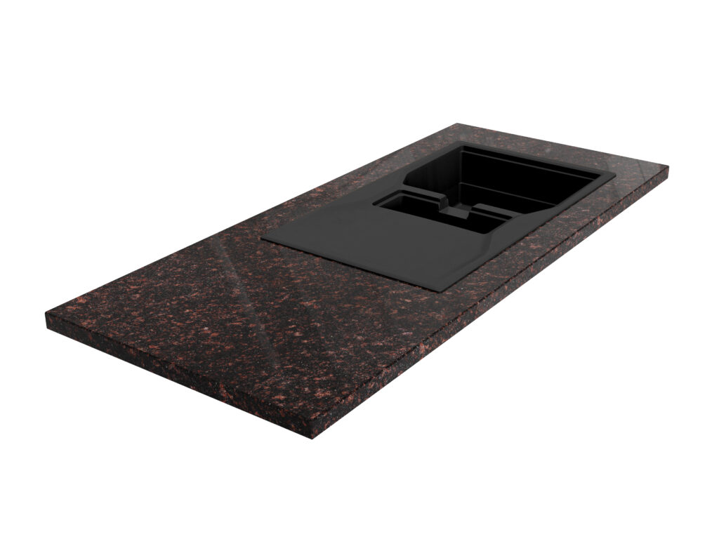 Küchenarbeitsplatte aus Granit Tan Brown  2cm