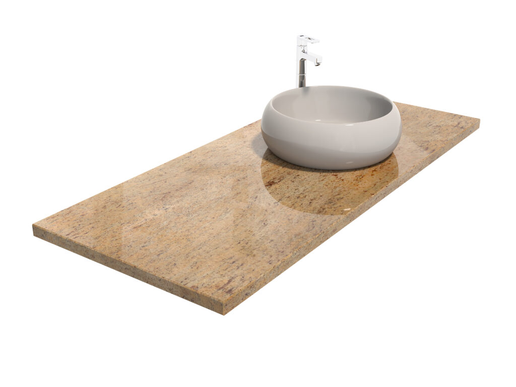 Badezimmer-Arbeitsplatteaus Granit Shivakashi 2cm