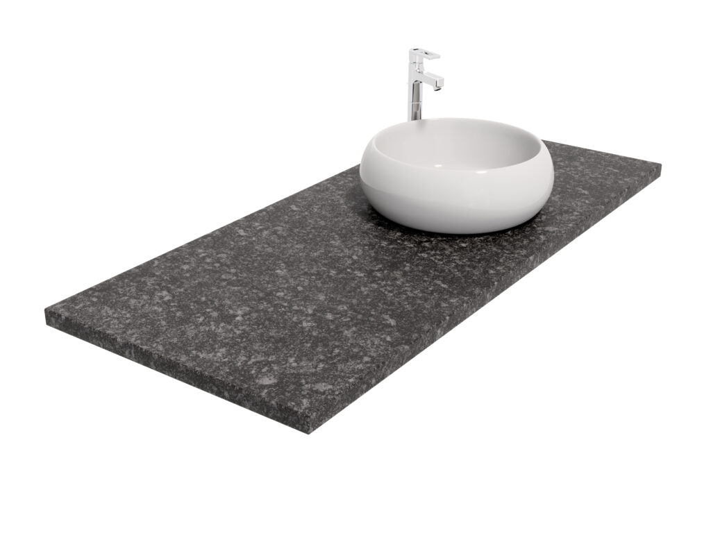 Badezimmer-Arbeitsplatteaus Granit Steel Grey Antiquität 2cm