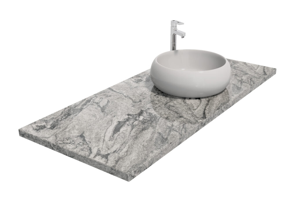 Badezimmer-Arbeitsplatteaus Granit Viscont White 2cm