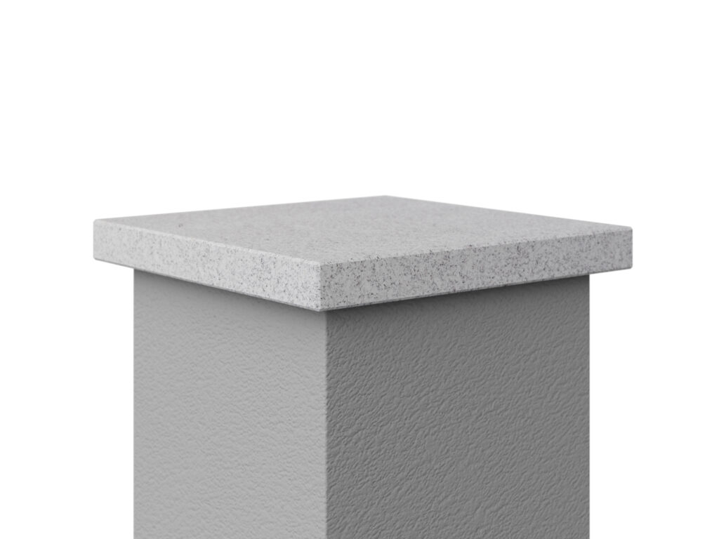 Abdeckung aus Granit Bianco Crystal Geflammt 3cm