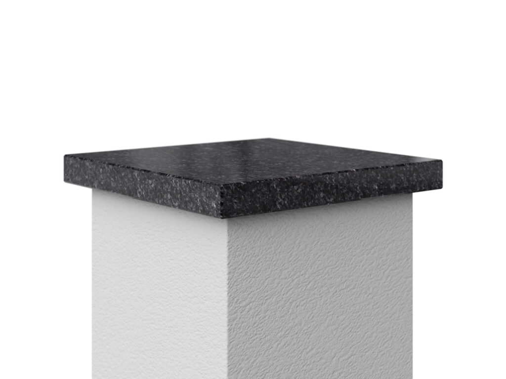 Abdeckung aus Granit Black Antracite 2cm