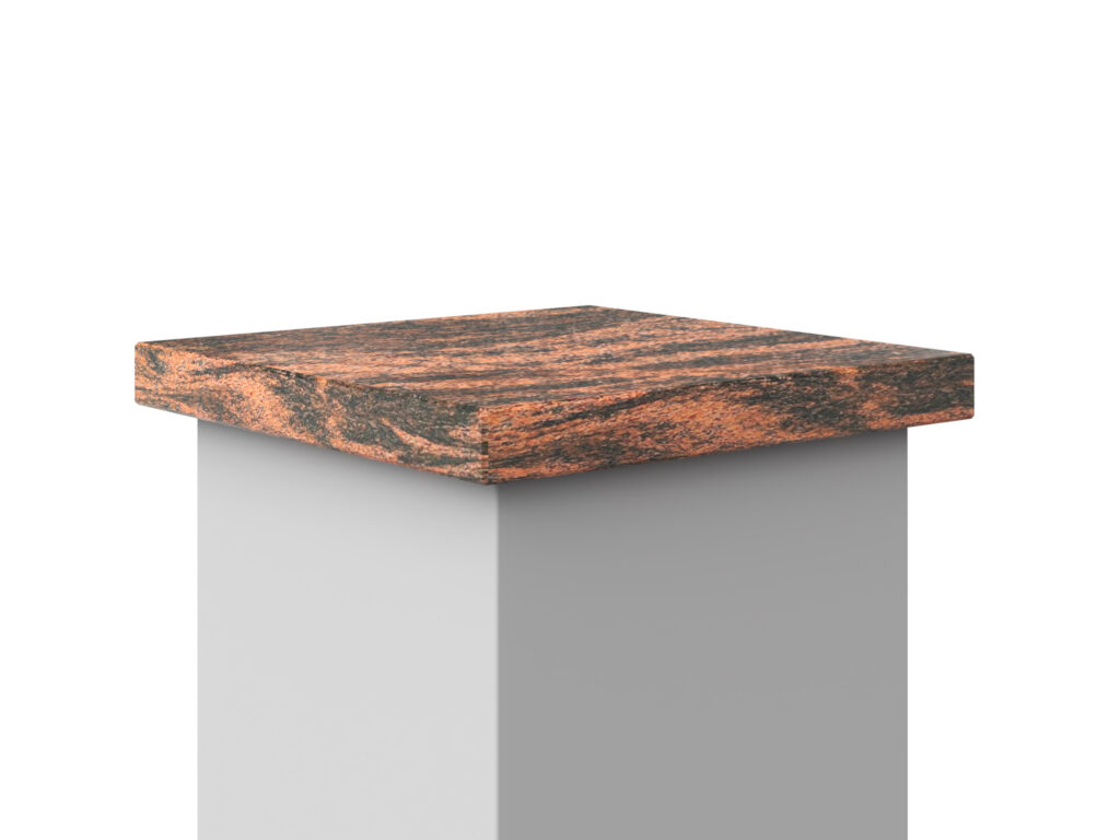 Abdeckung aus Granit Multicolor Red 3cm