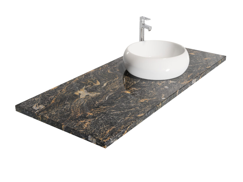 Badezimmer-Arbeitsplatteaus Granit Paradiso 3cm