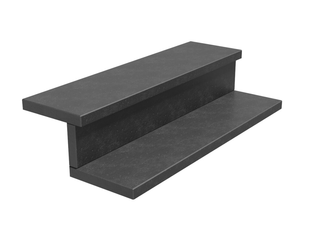 Granit-Treppen Absolute Black Antiquität 2cm