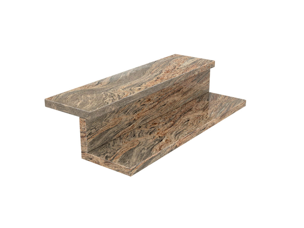 Granit-Treppen Juparana 2cm