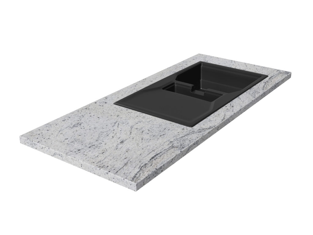 Küchen-Arbeitsplatte aus Granit Kashmir White 3cm