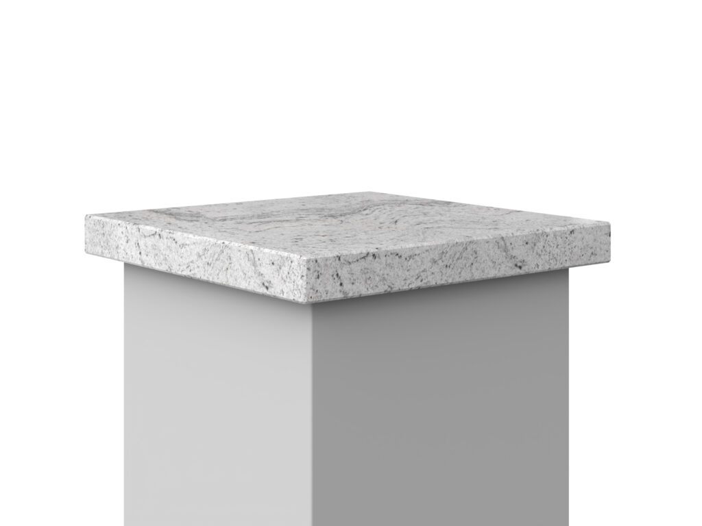 Abdeckung aus Granit Kashmir White 2cm
