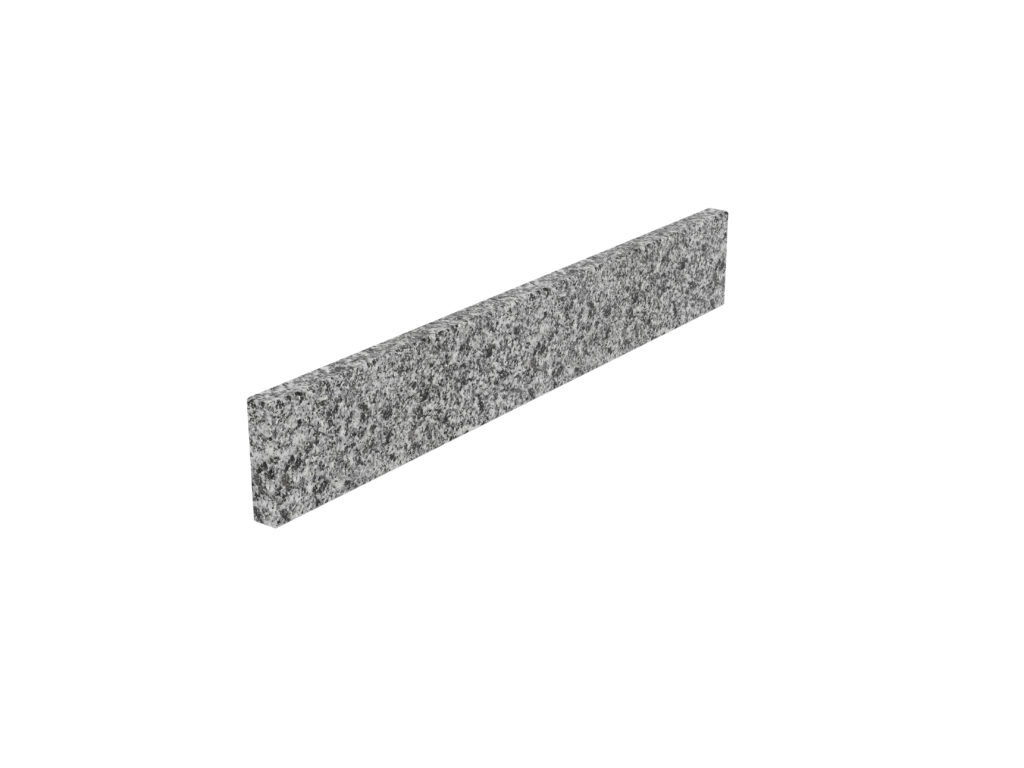 Granitsockel Grey 10cm GEFLAMMT