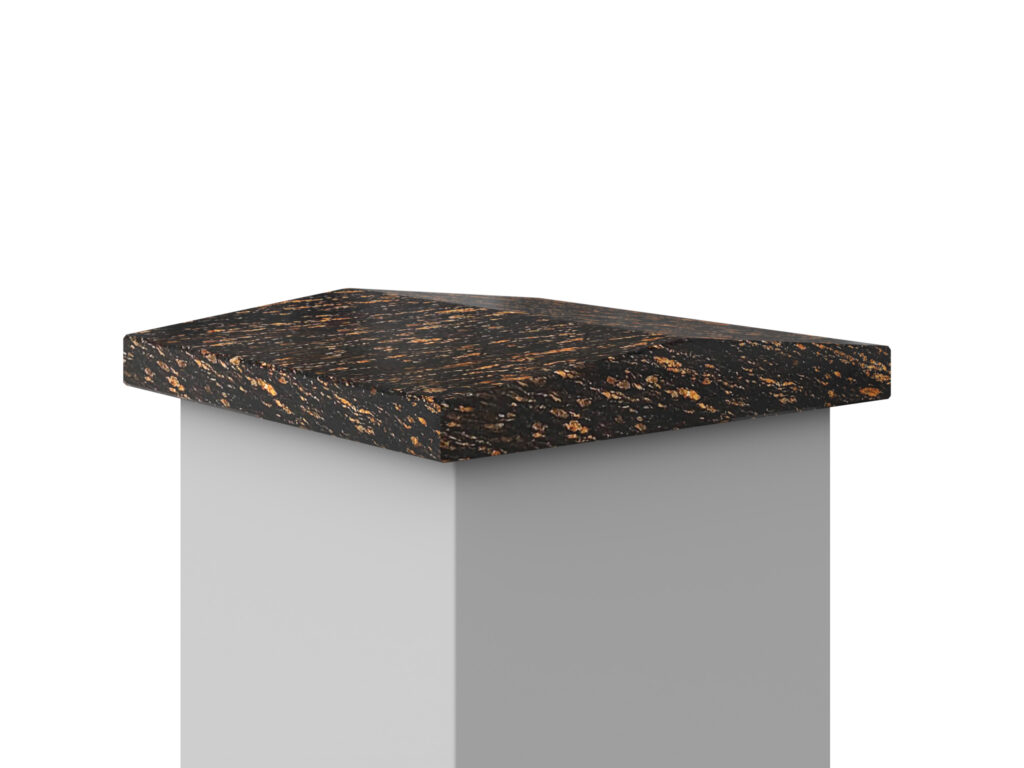 Giebel Abdeckung Granit Monolith Gold Antracite 3cm