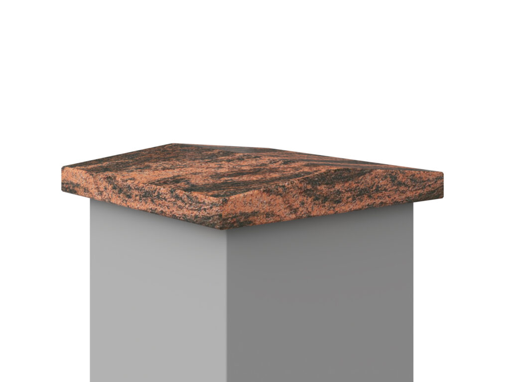 Giebel Abdeckung Granit Monolith Multicolor Red 3cm