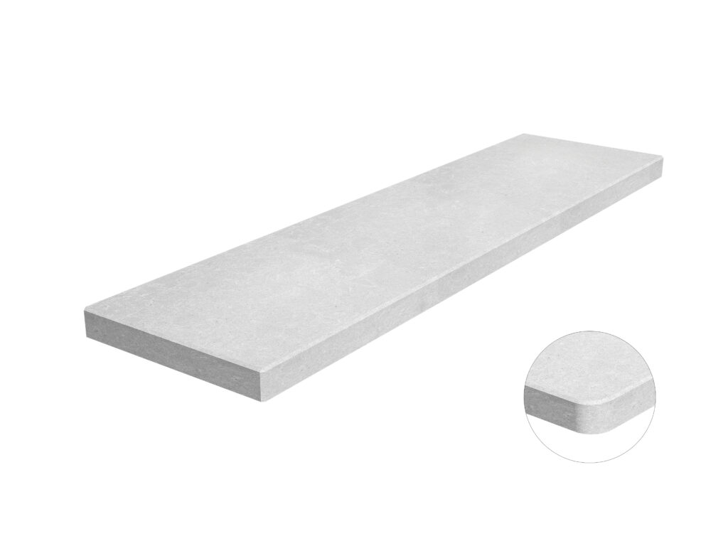 Fensterbank aus Agglo Marmor White Pearl 2cm