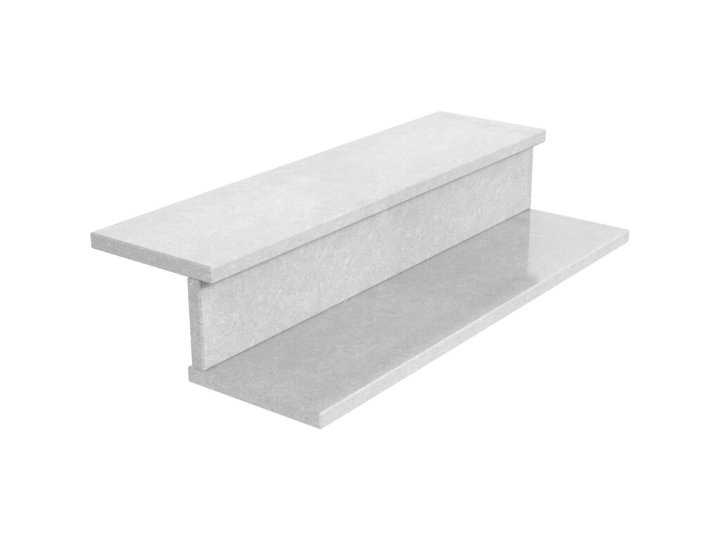 Treppen aus Agglo Marmor White Pearl 3cm