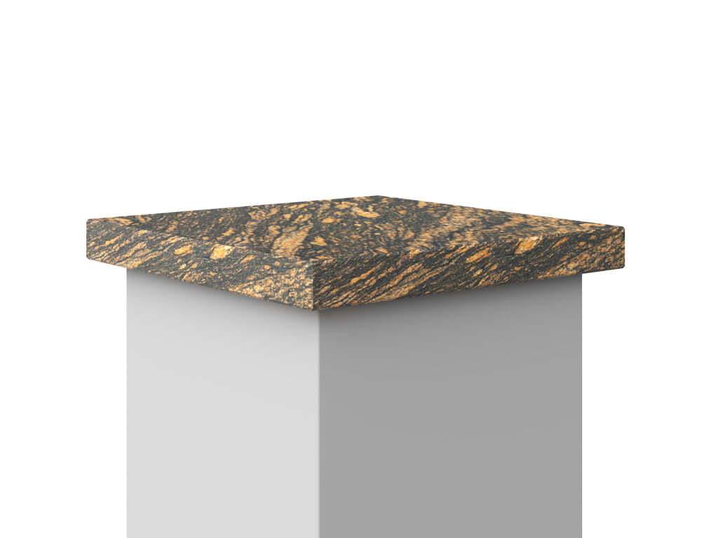 Abdeckung aus Granit Gold Antracite 3cm Antiquität