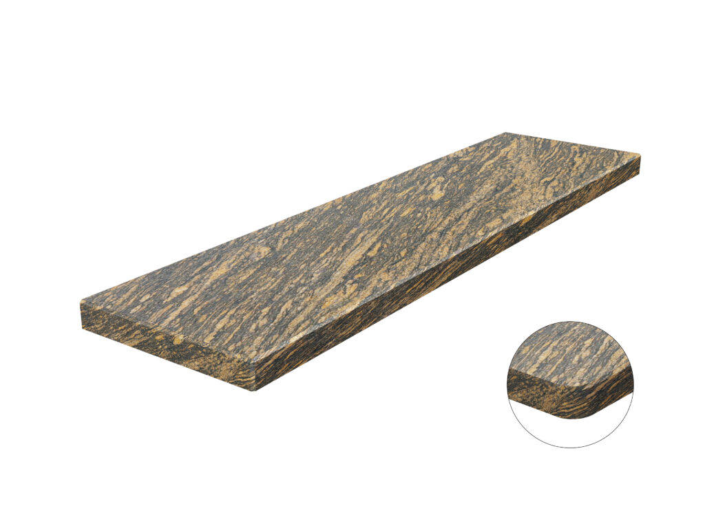 Fensterbank Granit Gold Antracite 2cm Antiquität