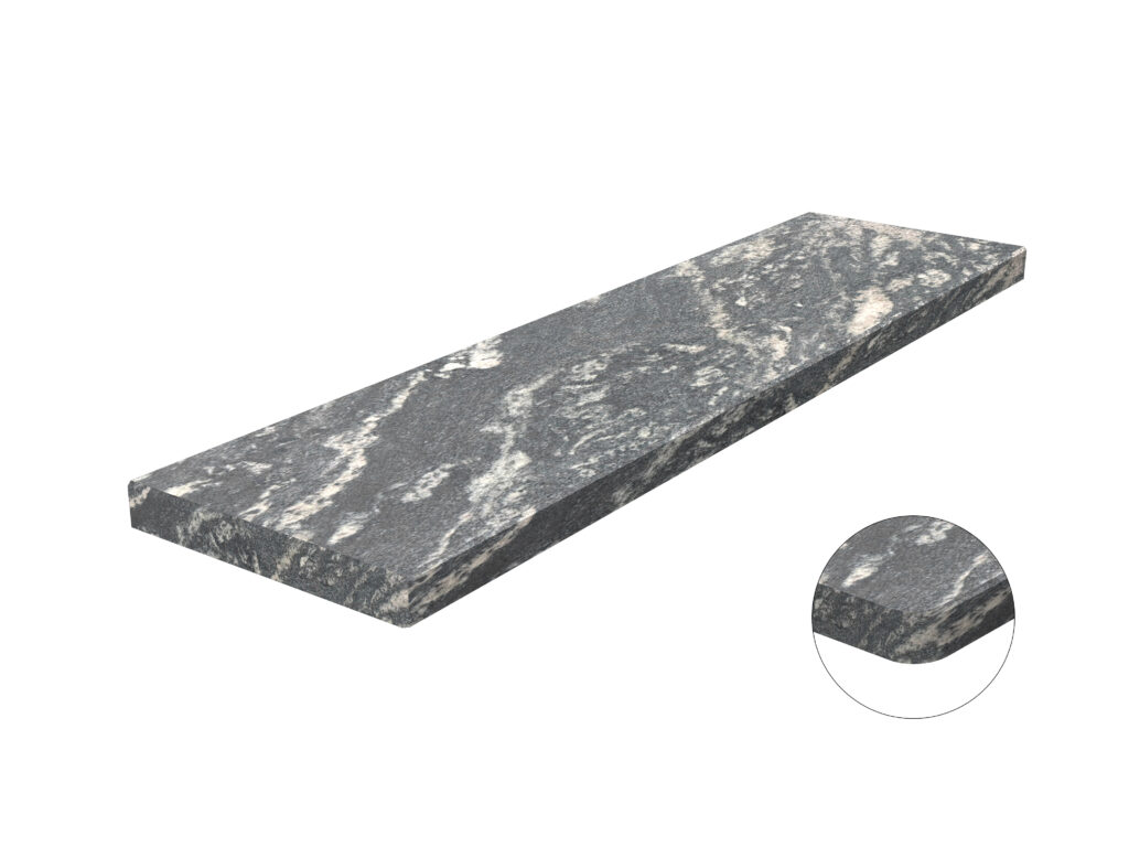 Fensterbank Granit Titanium Silver 2cm Antiquität